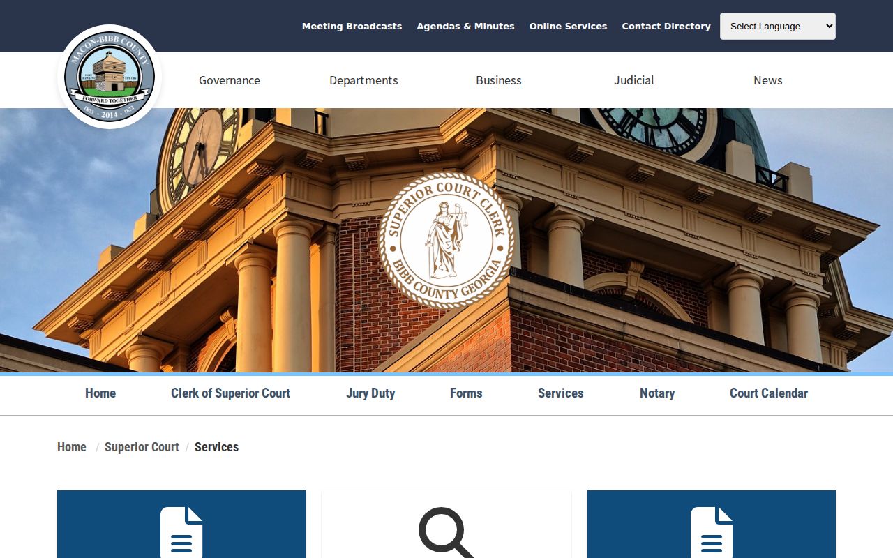 Bibb County 72-hour release Superior Court records services